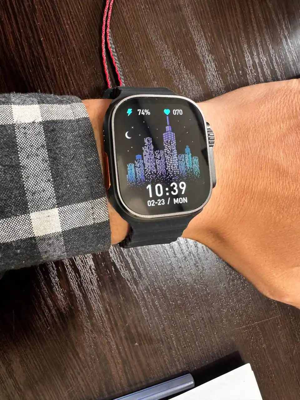 Smart Watch HK 11 Ultra — AMOLED, NFC, simsiz zaryadlash