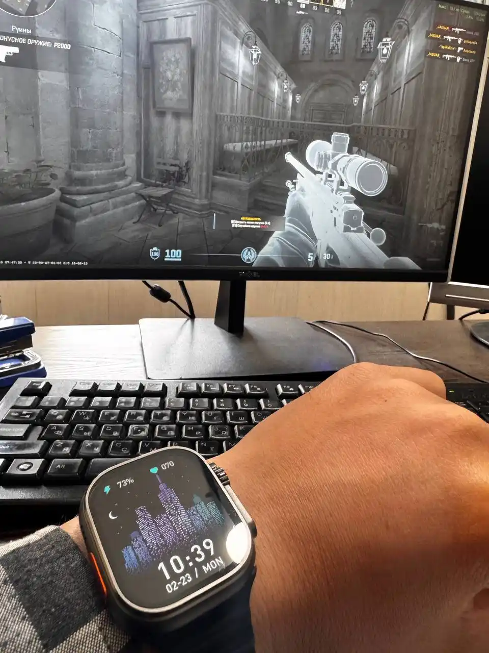 Smart Watch HK 11 Ultra — AMOLED, NFC, simsiz zaryadlash