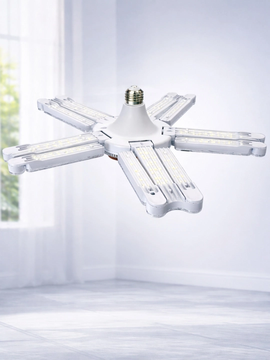 LED transformer lyustra E27, 5 qanotli, 100W, buklanadigan