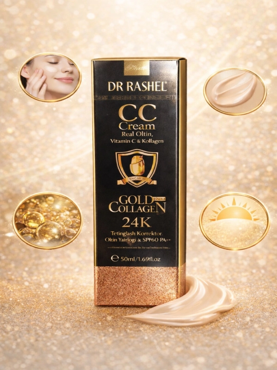 CC-крем SPF 60 Dr Rashel 24K Gold Collagen - 