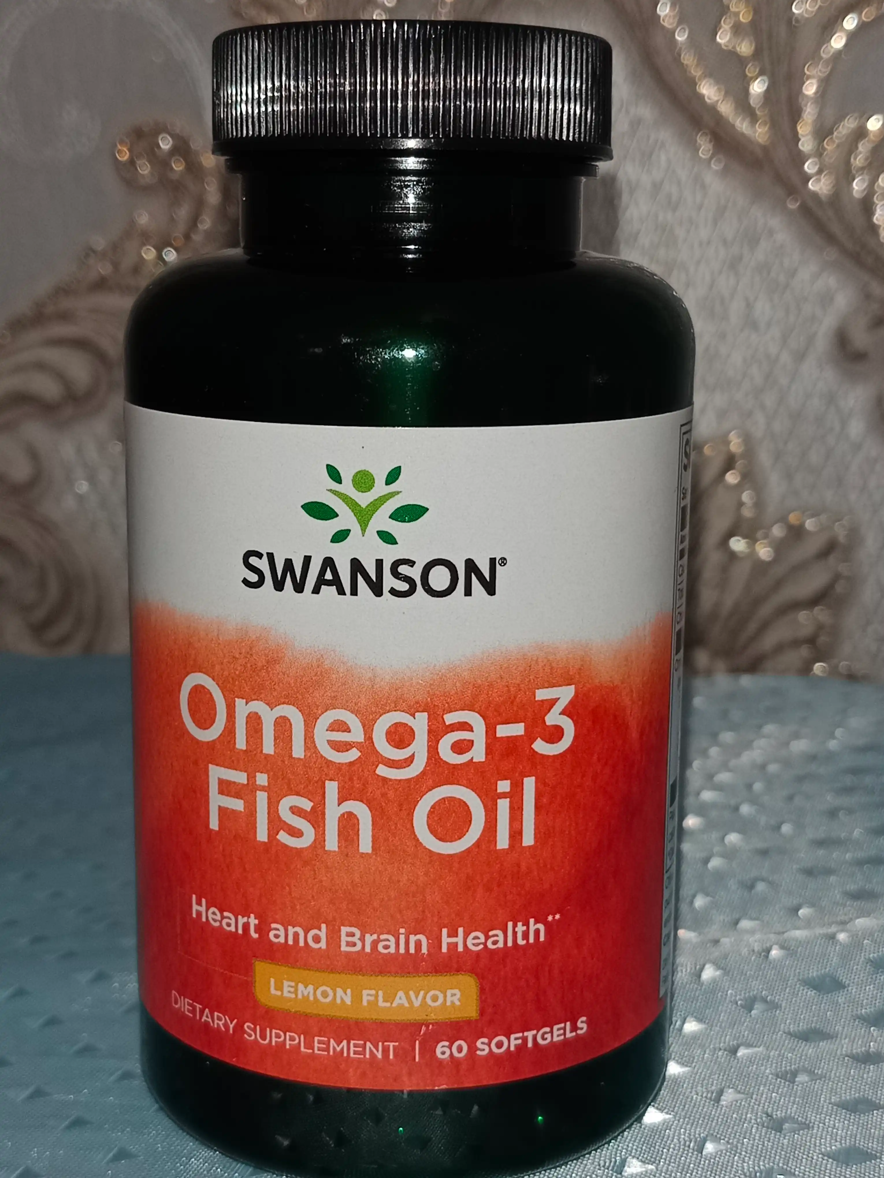 Swanson Omega-3 limon ta'mli 1000 mg