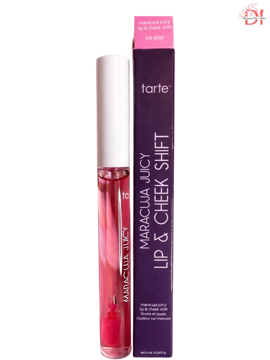Тинт-бальзам для губ и щек Tarte Maracuja Juicy в оттенке Ice Pop-увлажнение, эффект glass