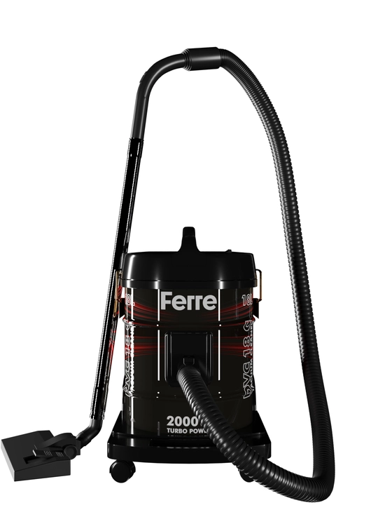 Барабанный пылесос Ferre DVC 25C, 450 Вт, 160 см, щетка для ковра и паркета