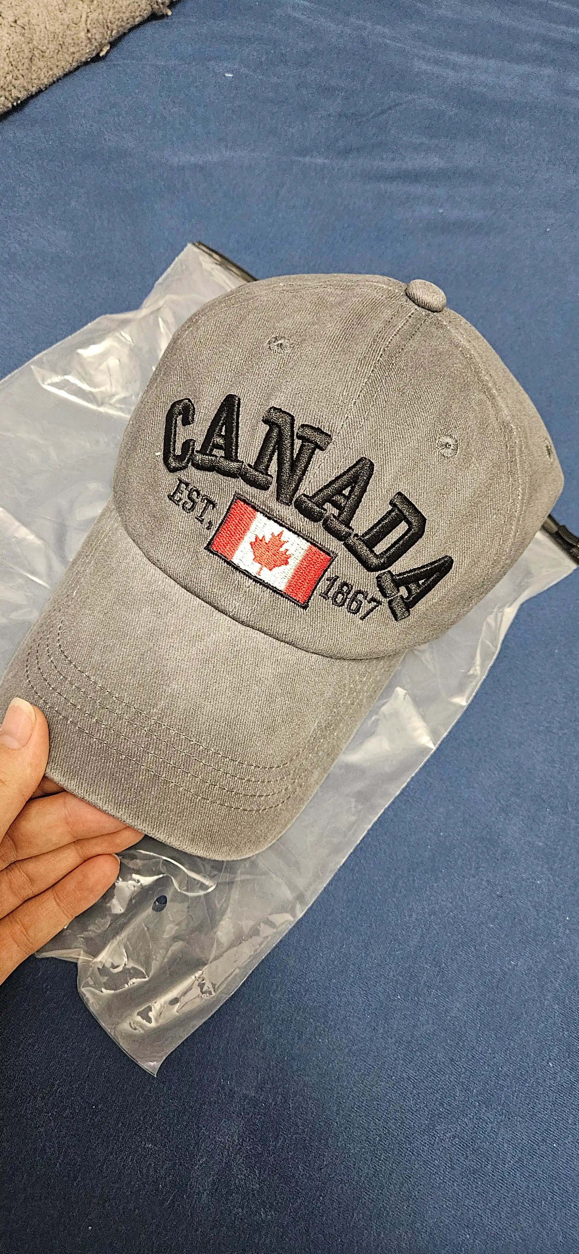 Canada unisex кепка – для мужчин и женщин, 100% хлопок и джинса, весна-лето