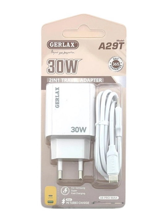 GELAX 33W zaryadlovchi adapter (Fast Charger) + kabel