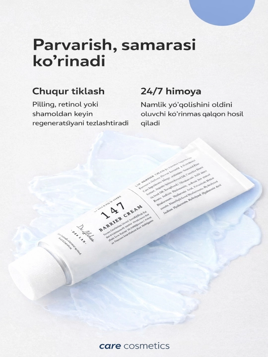 Dr. Althea 147 Barrier Cream Teri himoya qatlamini mustahkamlovchi namlantiruvchi krem
