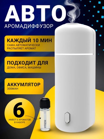 ULTRASONIC ароматизатор-диффузер для автомобиля — SHOPSSS-AROMARTIZATOR-БЕЛЫЙ