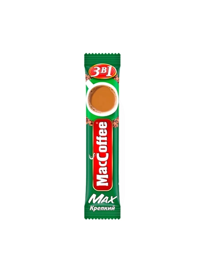 Кофе MacCoffee 3 в 1 Max Крепкий, 16 г, 50 шт — REGIST-MACERTHYJU
