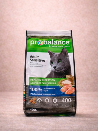 Probalance для взрослых кошек курица и рис