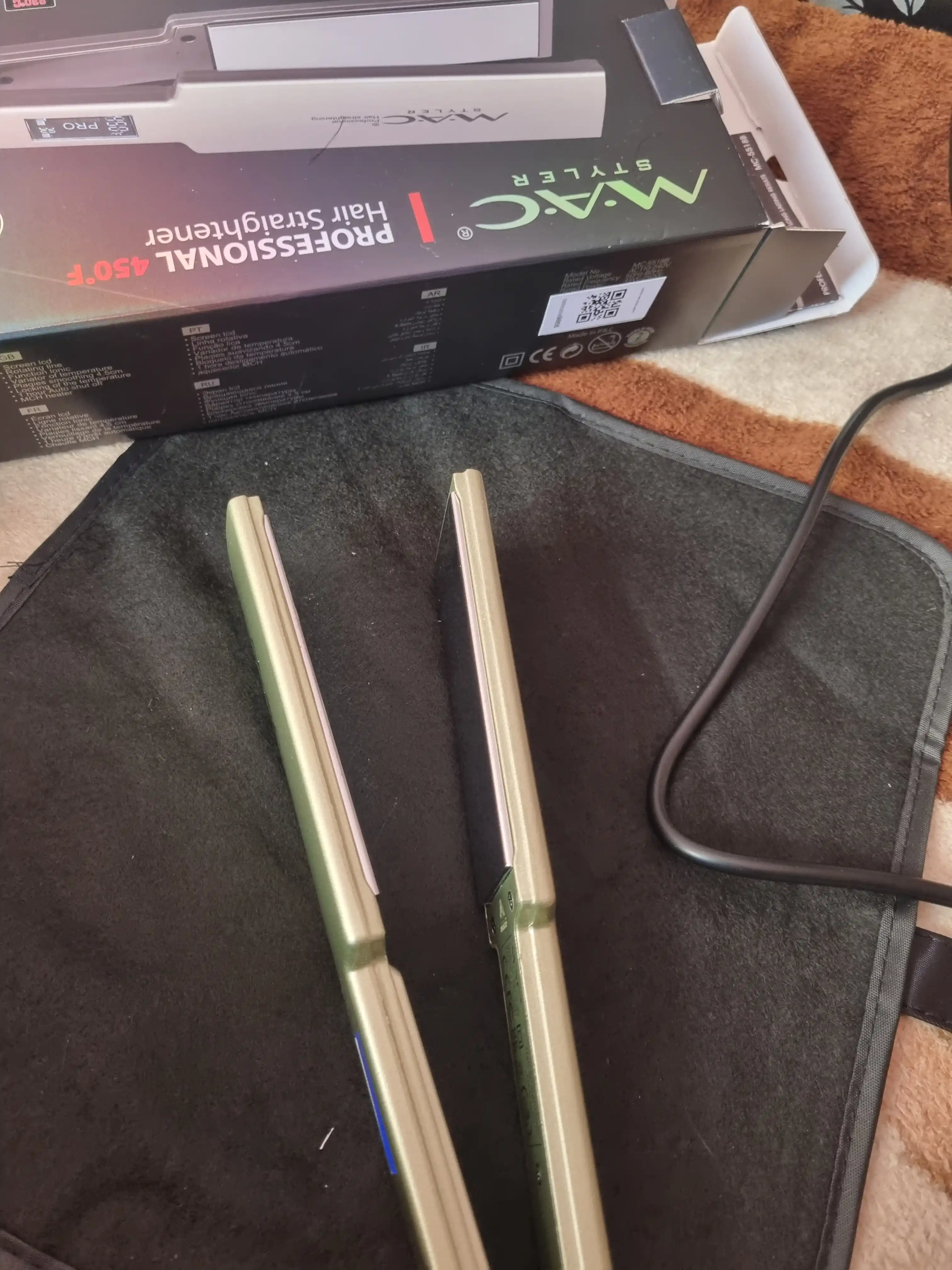 Professional dazmol, soch to‘g‘rilagich MAC Styler MC-5518A, MC-5519, LCD displeyli