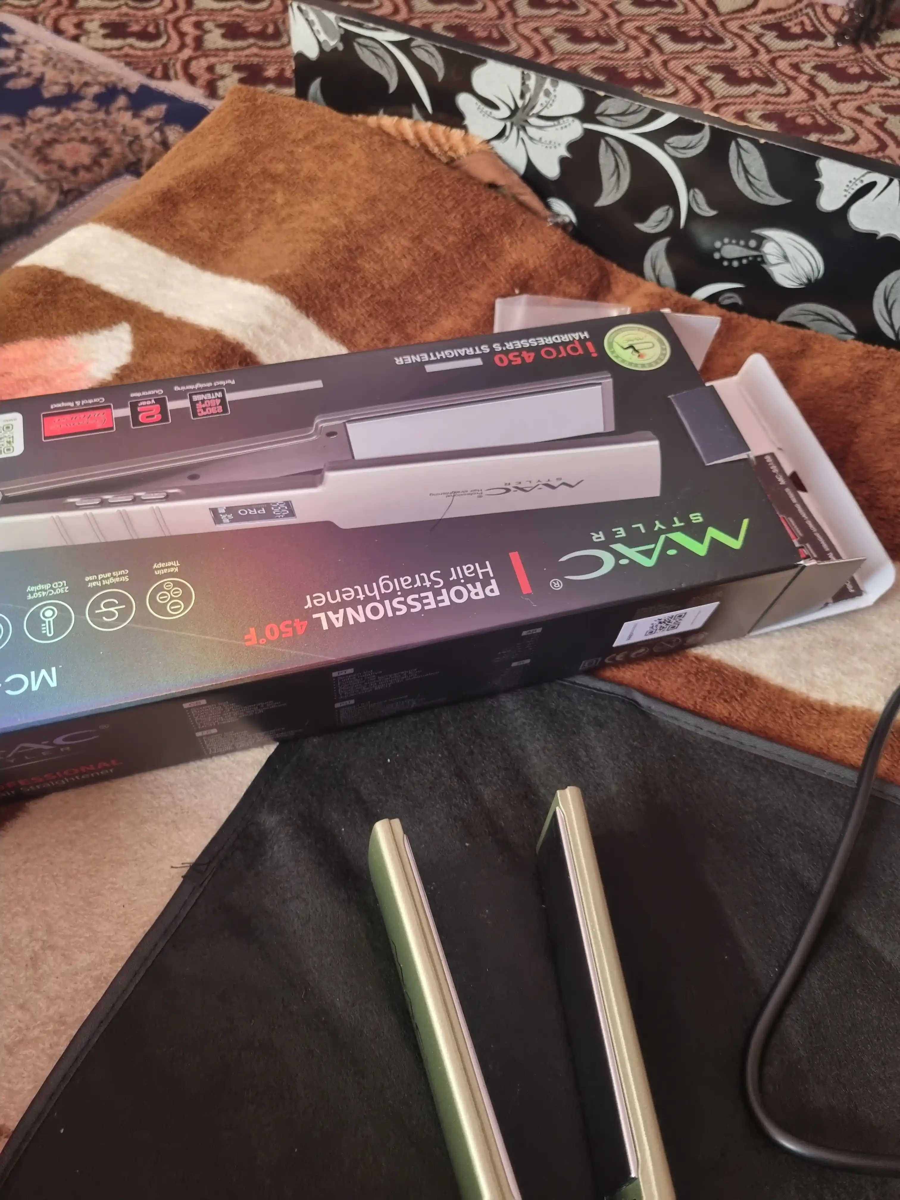 Professional dazmol, soch to‘g‘rilagich MAC Styler MC-5518A, MC-5519, LCD displeyli