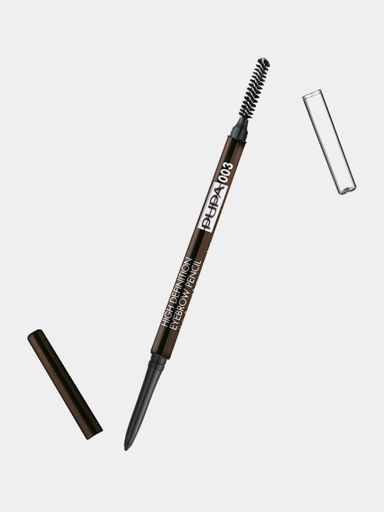 Карандаш для бровей PUPA HIGH DEFINITION EYEBROW PENCIL тон 003 темно-коричневый - 