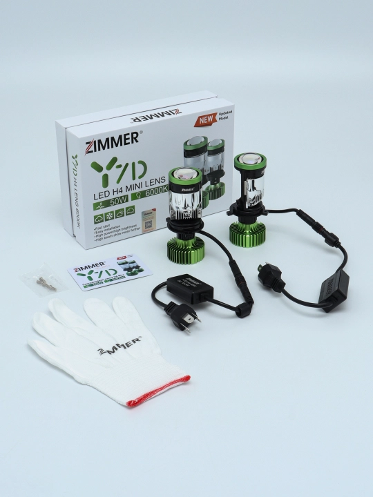 Zimmer Y7D Y7 LED H4: avtomobil faralari uchun chiziqli svetodiod tog'ri ornatilsa ruxsati
