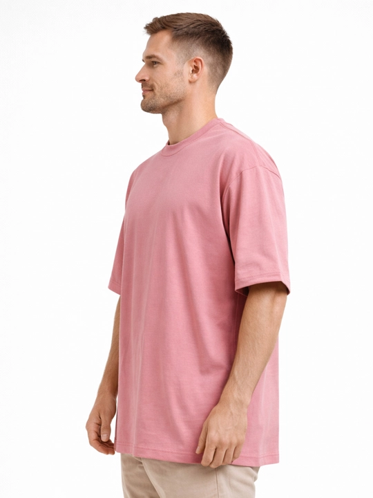 Erkaklar uchun 100% paxtadan oversize bazaviy futbolka