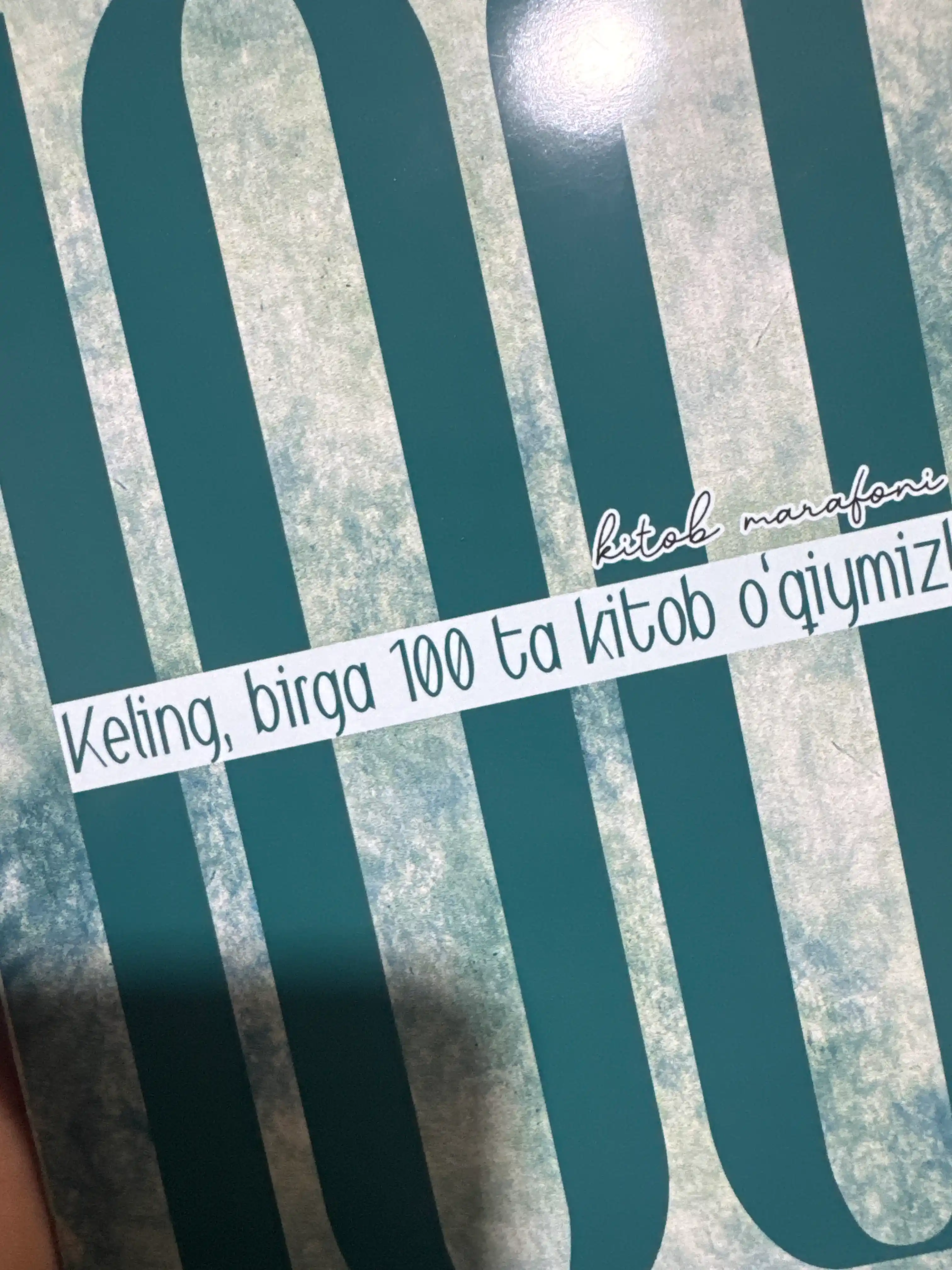 Keling, birga 100 ta kitob o'qiymiz. Kitob marafoni