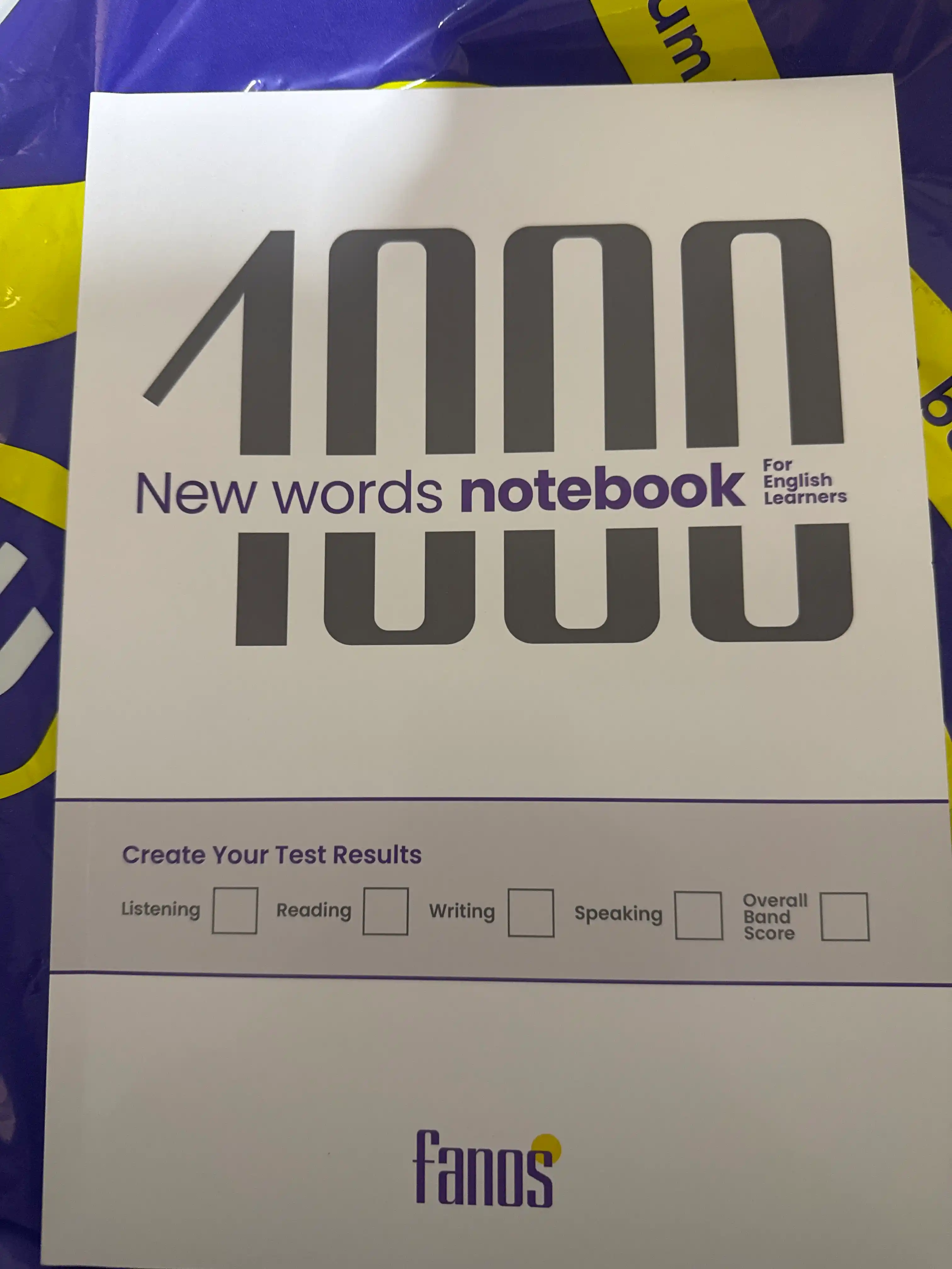 IELTS Vocabulary Notebook – 1000 ta yangi so‘z