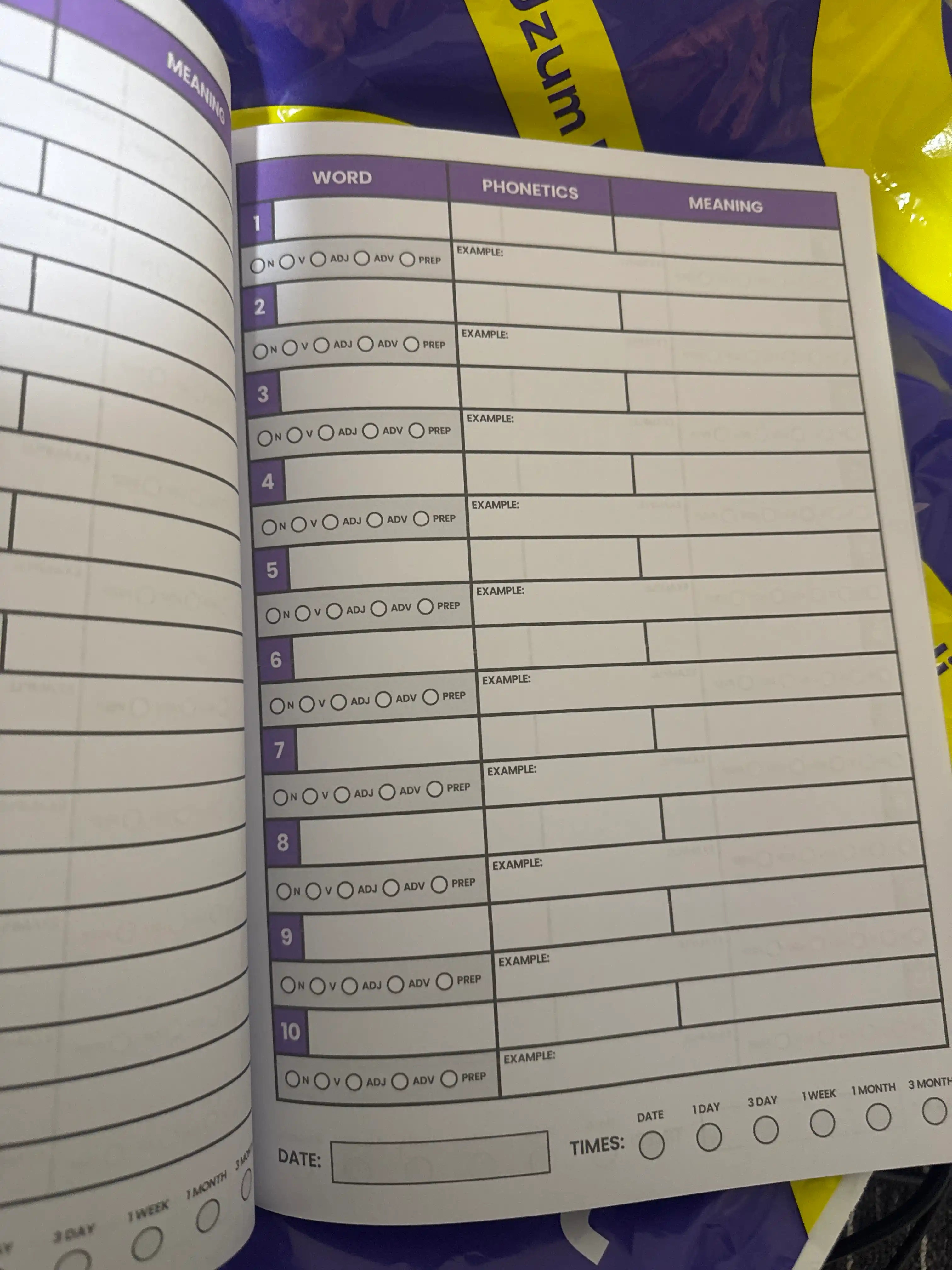IELTS Vocabulary Notebook – 1000 ta yangi so‘z