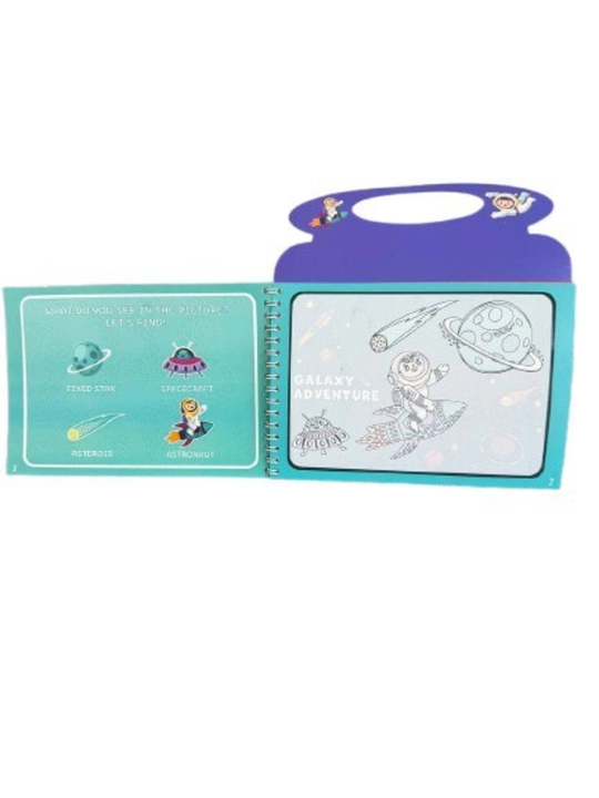 Suv kitobchasi, marker bilan ko‘p marta bo‘yash mumkin, Magic Water Book suv bilan chizish
