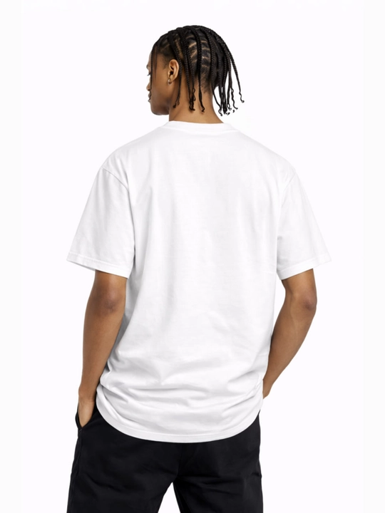 Y2K uslubidagi oversize futbolka “No Social Media” — streetwear, unisex, oq rang