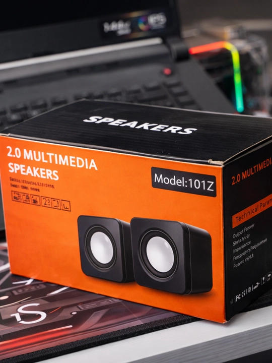 Мультимедийные колонки 2.0 Model 101Z – стерео динамики для ПК и ноутбука - 