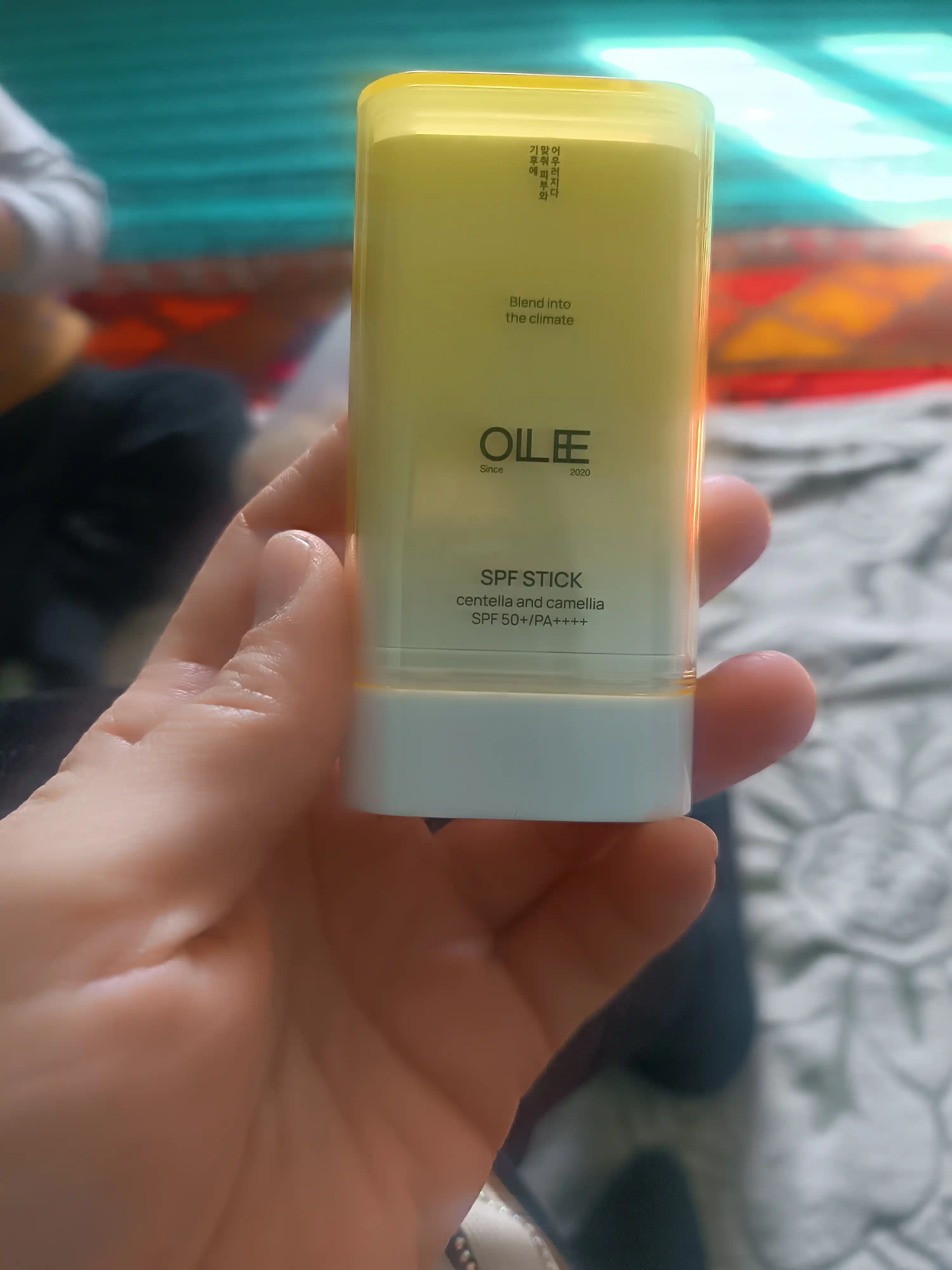Makiyaj ustidan yangilash uchun 19 g SPF50+ matlovchi OLLEE yuz uchun quyoshdan himoyalovc