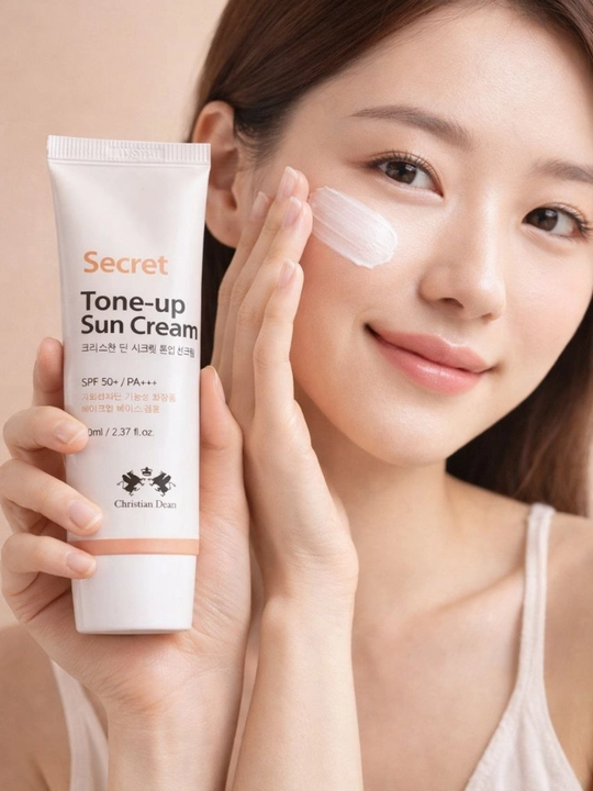 Солнцезащитный крем Secret Tone-up Sun Cream SPF50 + PA+++, 70 мл - 