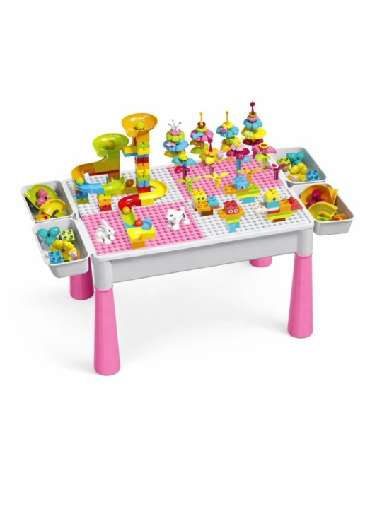 Konstruktorli o‘yin stoli Block Table (bolalar stol-konstruktori)
