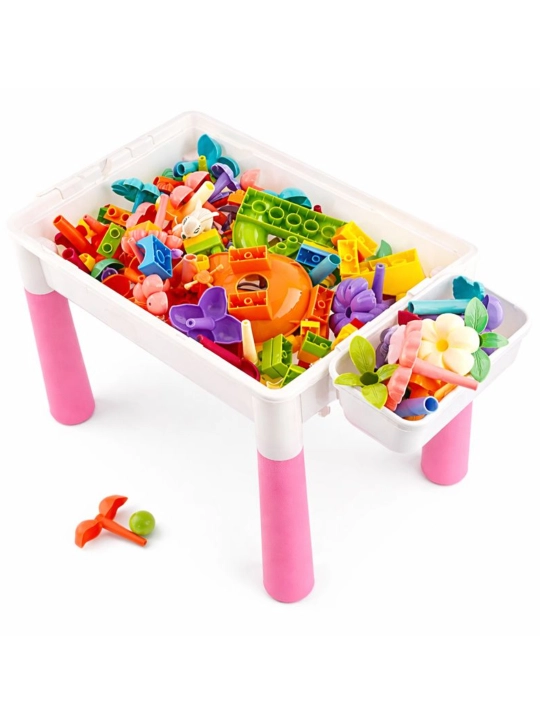 Konstruktorli o‘yin stoli Block Table (bolalar stol-konstruktori)