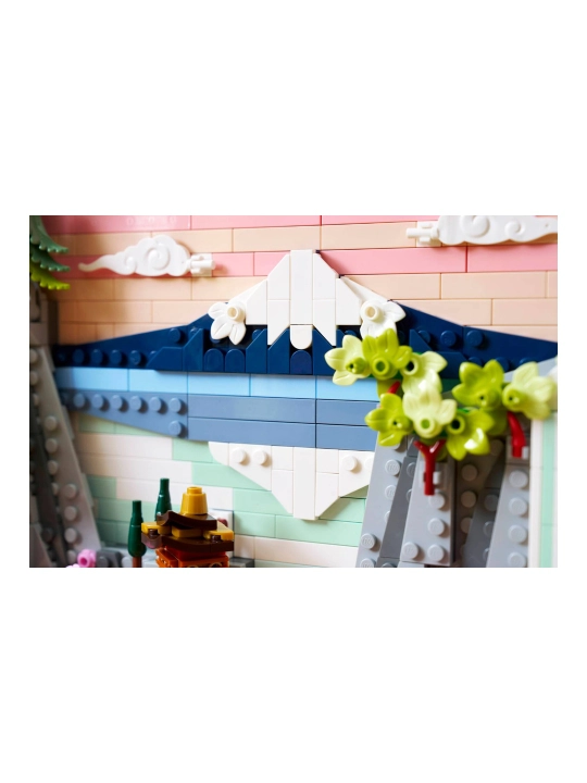 Конструктор LEGO Art Японский пейзаж с цветущей сакурой 31218