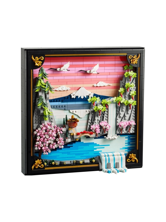 Конструктор LEGO Art Японский пейзаж с цветущей сакурой 31218