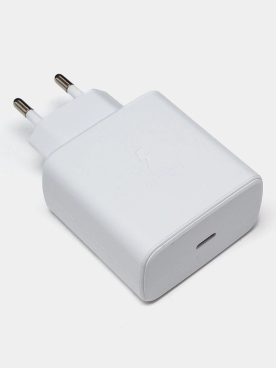 Samsung 45W PD tezkor zaryadlovchi adapter + USB-C to USB-C kabel