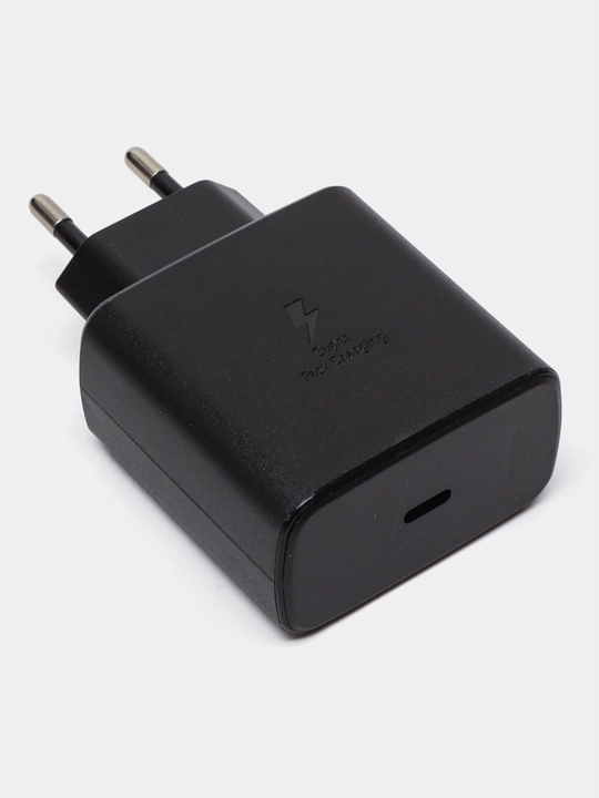 Samsung 45W PD tezkor zaryadlovchi adapter + USB-C to USB-C kabel