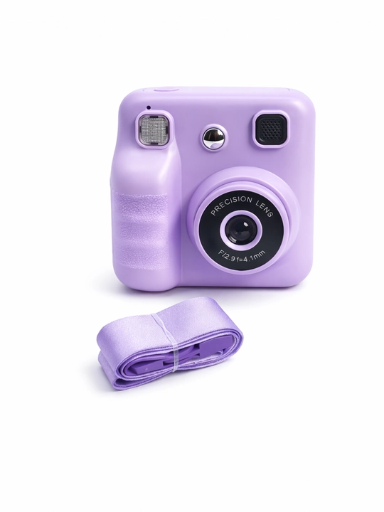 Bolalar uchun Instant fotoapparat – rasmni darhol chop etadi, oq/qora rang, mini kamera - 