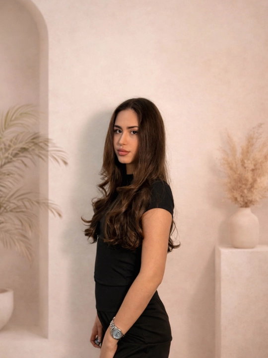 Ayollar kostyumi model Minimal top va palazzo shim bazaviy kostyum