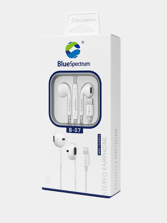 Проводные наушники Blue Spectrum **Разъём: Lightning / Type-C / 3.5 мм Jack, с микрофоном