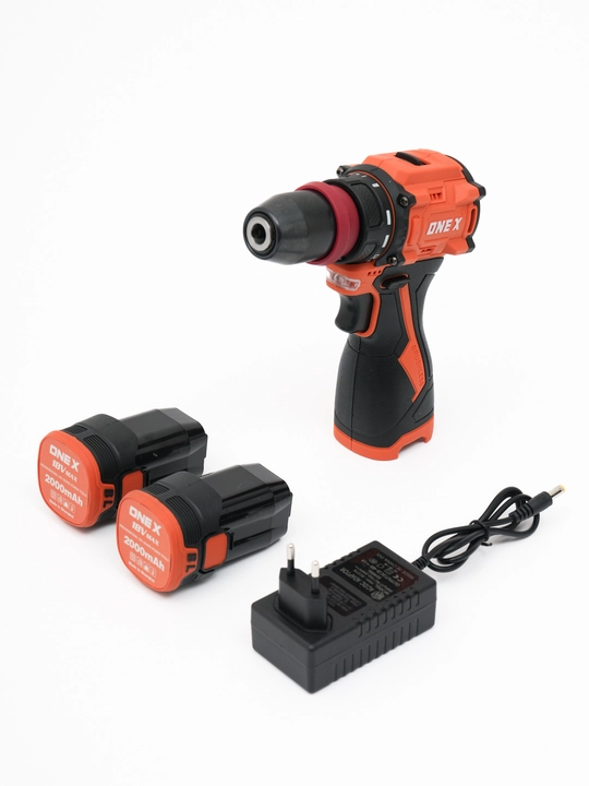 Akkumulyatorli shurupovort ONEX XCD1801 18V 2Ah, brushless, 60 Nm, 10 mm patron, 2 tezlik