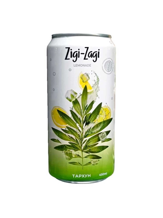 Tarxun ta’mli "Zigi-Zagi" ichimligi 0,45 l x 12 dona - 