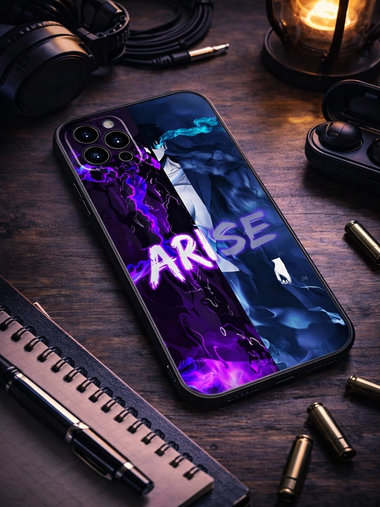 IPhone 16, 15, 14, 13, 12, 11 uchun Anime g'ilof Solo Leveling