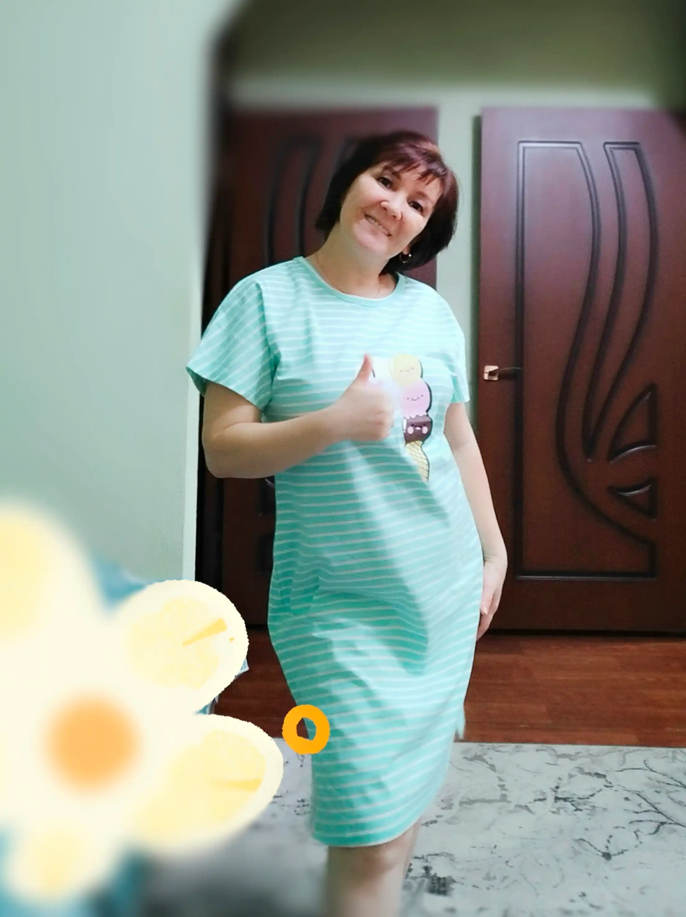 Туника для женщин и девушек, хлопок, размеры S–XL