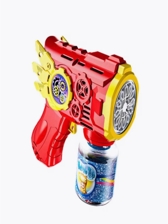 Генератор пузырей Bubble Gun, с LED-огнями, легкий, безопасный, от 3 лет