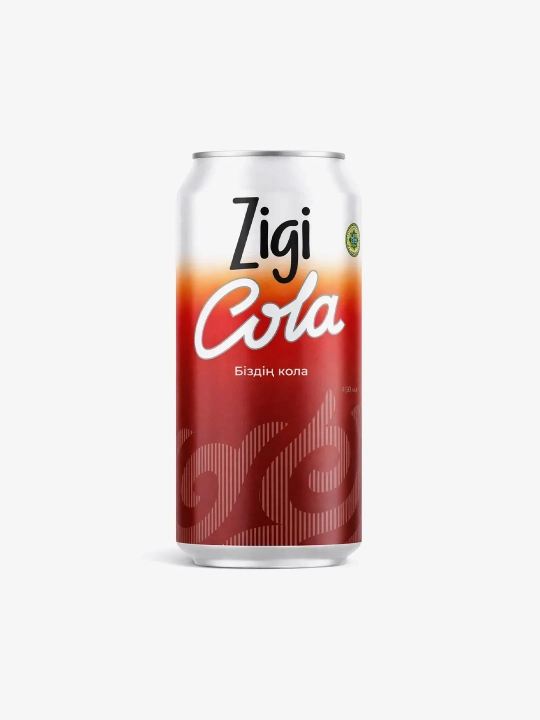 Zigi-Cola Безалкогольный газированный напиток со вкусом Колы 0,45 л х 12 шт - 