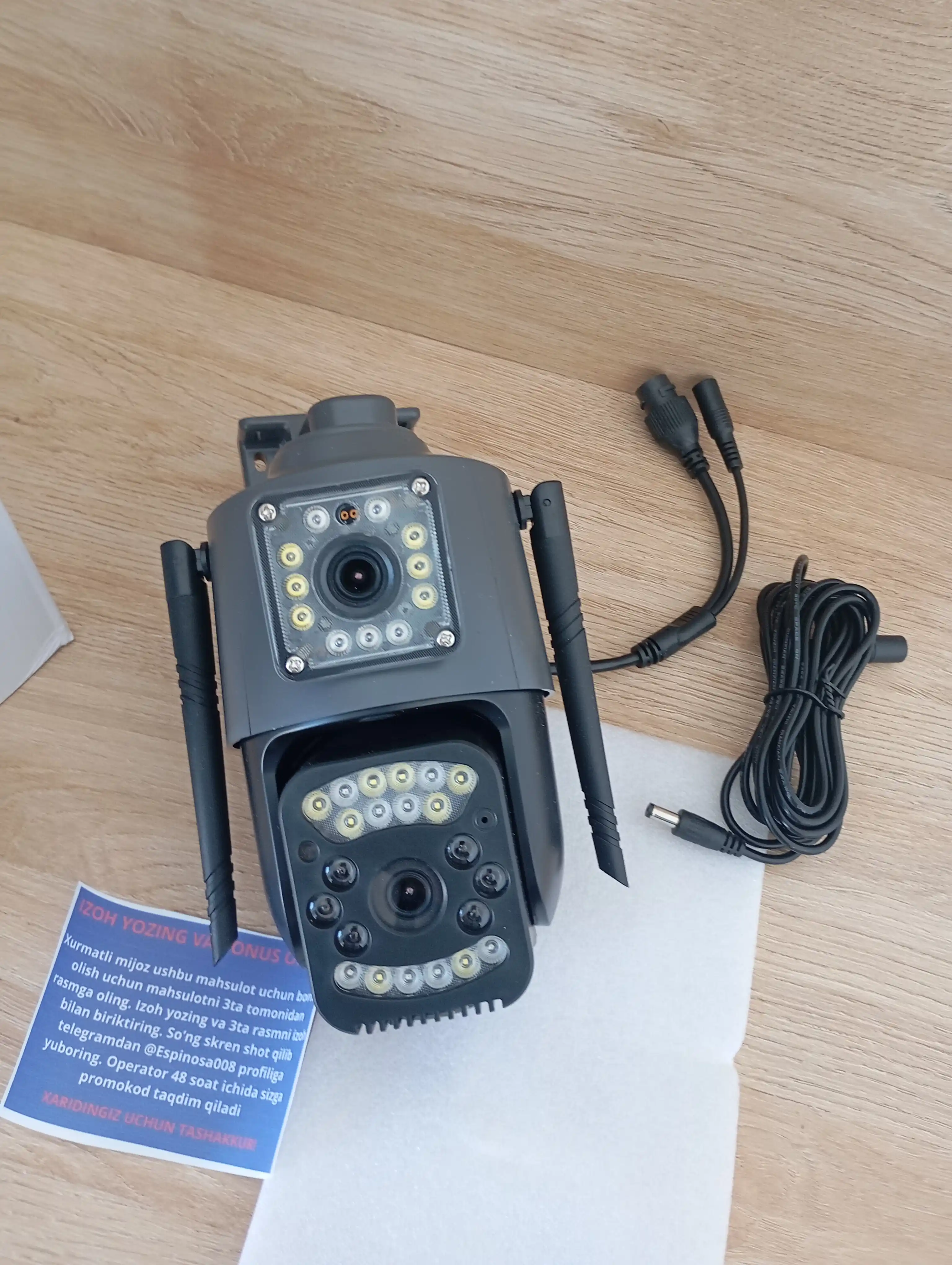 4G sim kartali kamera, 2 linzali, xavfsizlik kamerasi, Smart PTZ Camera, V380 PRO