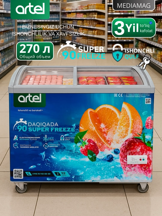 Muzlatgich, Artel AFA310, 270 litr - 