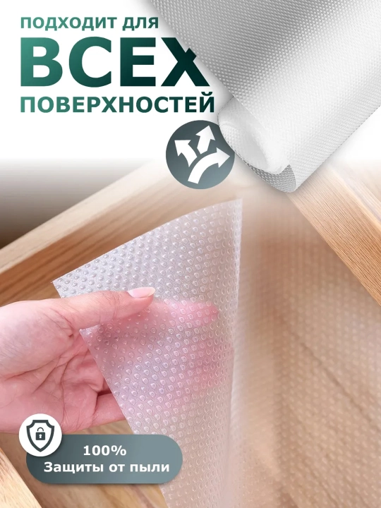 Коврик в рулоне для кухонного ящика и холодильника - для шкафов и шкафов