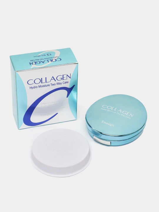 Пудра Collagen для лица, с коллагеном, SPF 50+, для всех типов кожи - 