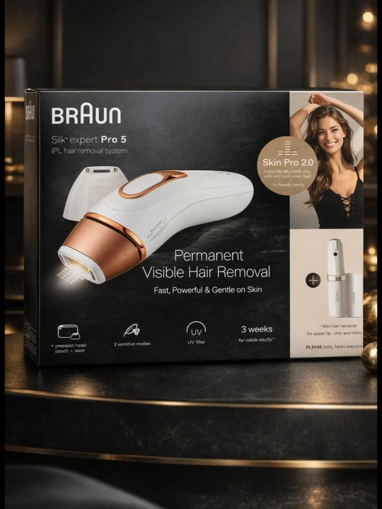 Braun Professional fotoepilyator Silk Expert Pro 5 400.000 marta chaqnash