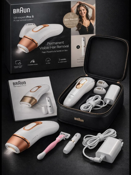 Braun Professional fotoepilyator Silk Expert Pro 5 400.000 marta chaqnash