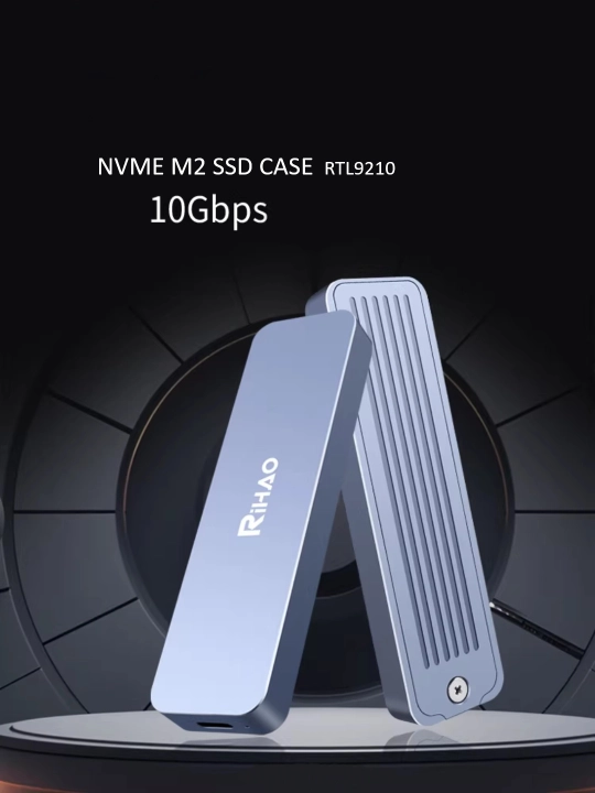 Корпус для M.2 NVMe SSD, адаптер USB 3.1 Type-C RTL9210 M&B+M. 10 Гбит/с - 