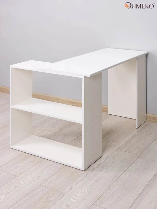 Стол письменный, компьютерный, с полками, 110х80х75.4 см