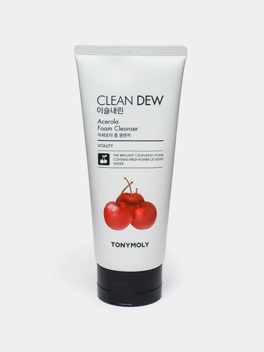 Пенка для умывания Tony Moly, Clean Dew Foam Cleanser, 180 мл - 
